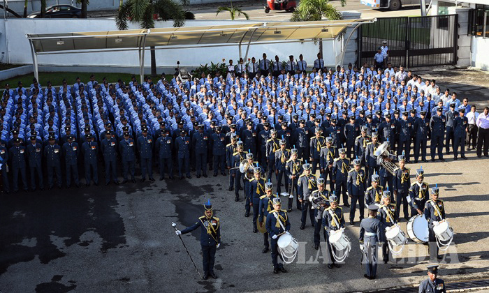 Annual Commander's Inspection at Air Force Headquarters