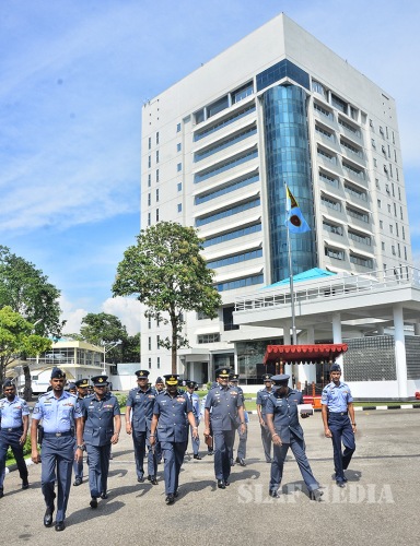 Annual Commander's Inspection at Air Force Headquarters