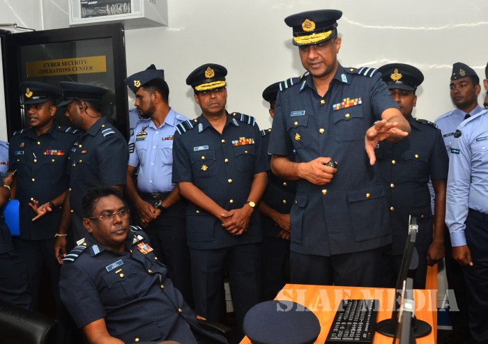 Annual Commander's Inspection at Air Force Headquarters