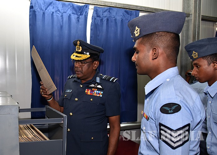 Annual Commander's Inspection at SLAF Station Iranamadu