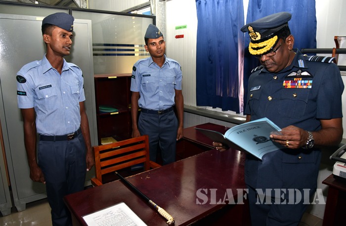 Annual Commander's Inspection at SLAF Station Iranamadu
