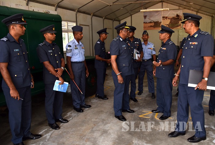 Annual Commander's Inspection at SLAF Station Iranamadu