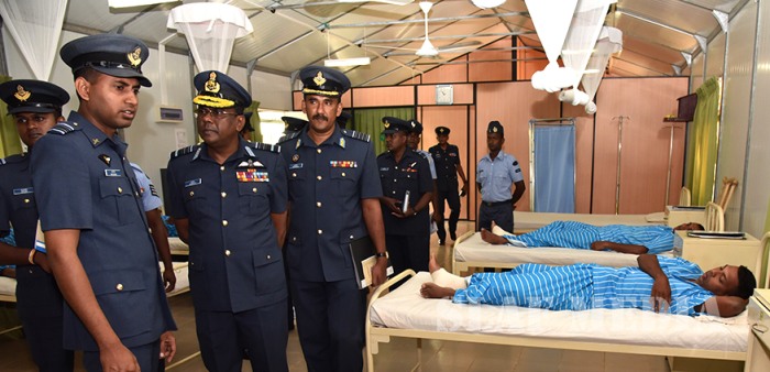 Annual Commander's Inspection at SLAF Station Iranamadu