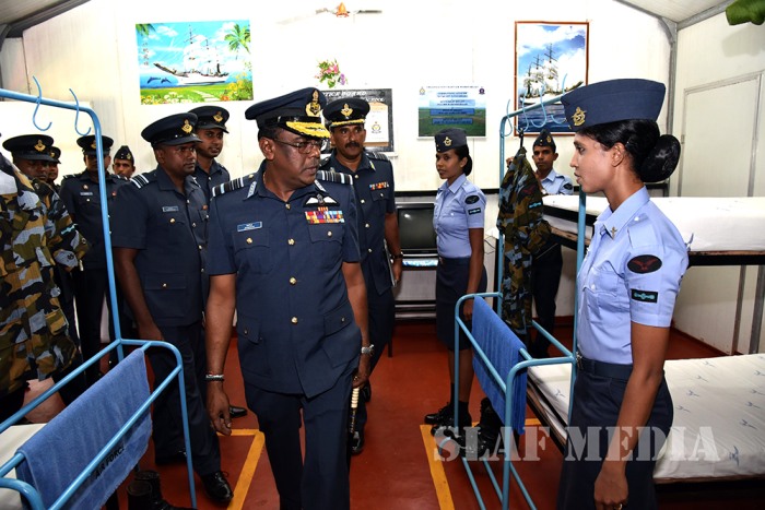 Annual Commander's Inspection at SLAF Station Iranamadu