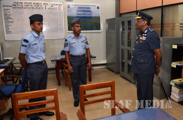 Annual Commander's Inspection at SLAF Station Iranamadu