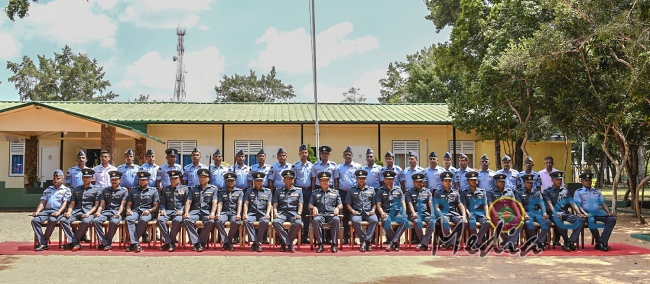 COMMANDER’S
INSPECTION OF SLAF STATION IRANAMADU