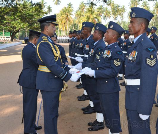 Annual Commander’s Inspection SLAF Base Katunayake 2011
