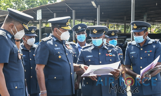 Commander's Inspection of SLAF Base Katunayake for the year 2020