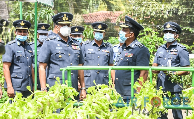 Commander's Inspection of SLAF Base Katunayake for the year 2020
