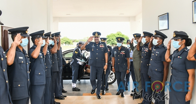 Commander's Inspection of SLAF Base Katunayake for the year 2020