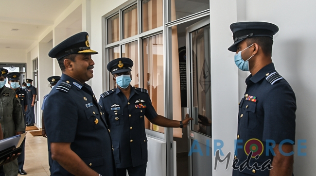 Commander's Inspection of SLAF Base Katunayake for the year 2020