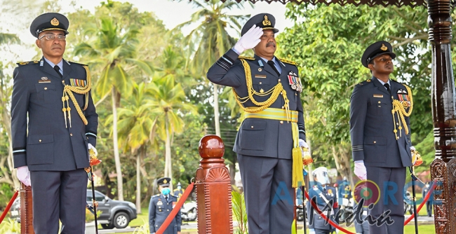 Commander's Inspection of SLAF Base Katunayake for the year 2020
