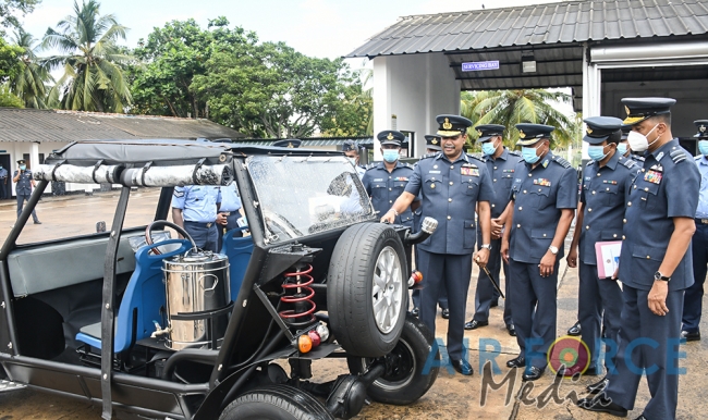 Commander's Inspection of SLAF Base Katunayake for the year 2020