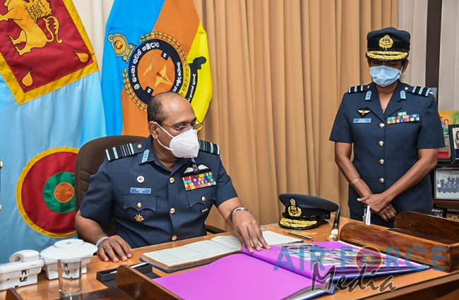 Commander's Inspection of SLAF Base Katunayake for the year 2020