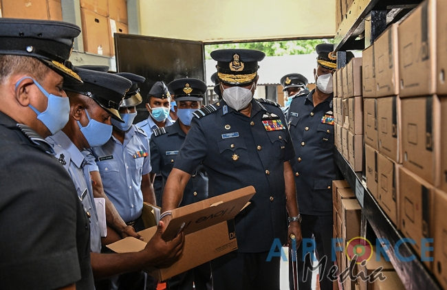 Commander's Inspection of SLAF Base Katunayake for the year 2020
