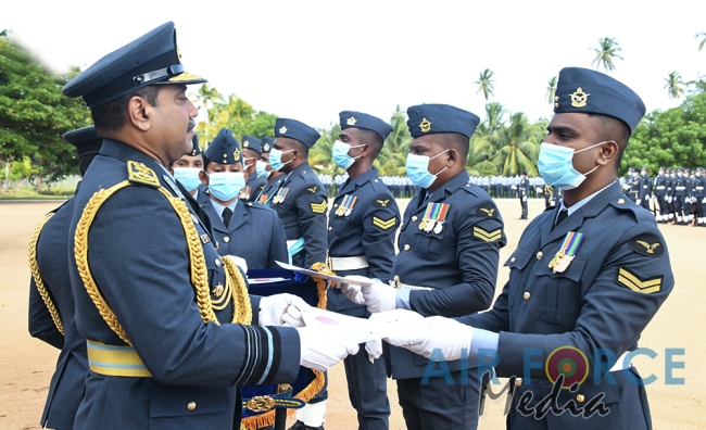 Commander's Inspection of SLAF Base Katunayake for the year 2020