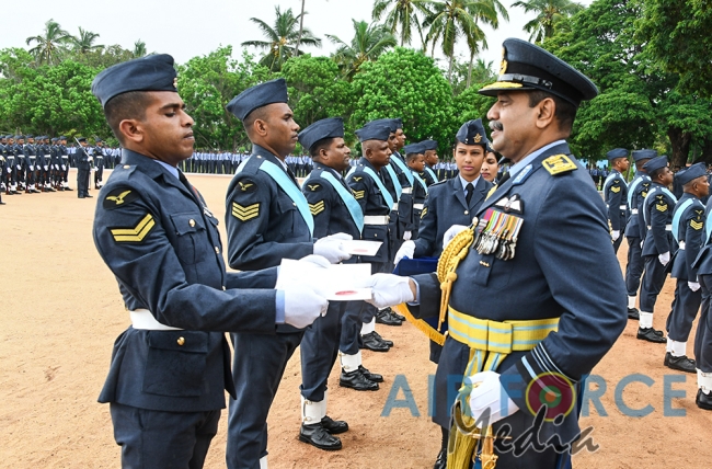 Commander's Inspection of SLAF Base Katunayake - 1st Session