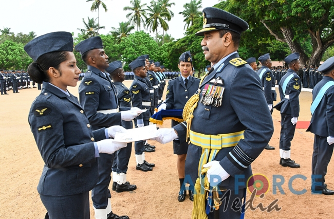 Commander's Inspection of SLAF Base Katunayake - 1st Session