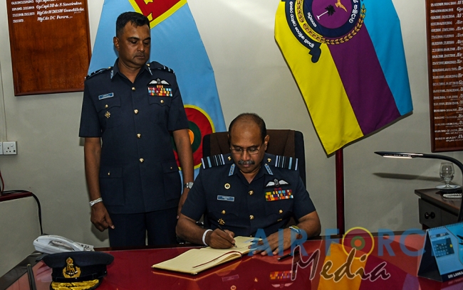 Commander's Inspection of SLAF Base Katunayake - 1st Session