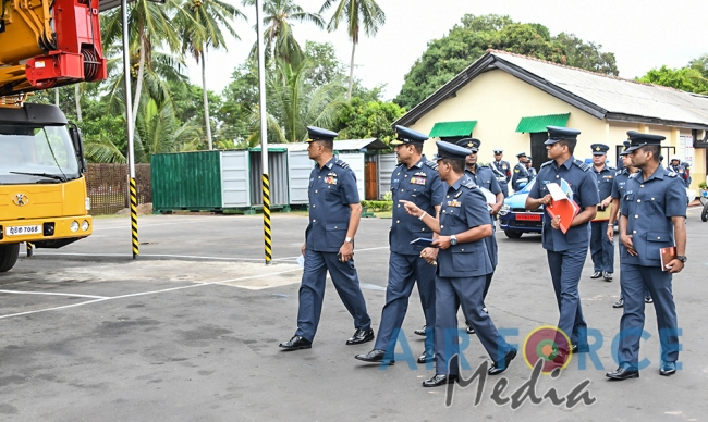 Commander's Inspection of SLAF Base Katunayake - 1st Session