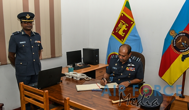 Commander's Inspection of SLAF Base Katunayake - 1st Session