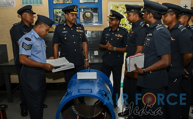Commander's Inspection of SLAF Base Katunayake - 1st Session