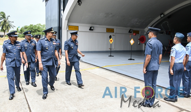 Commander's Inspection of SLAF Base Katunayake - 1st Session