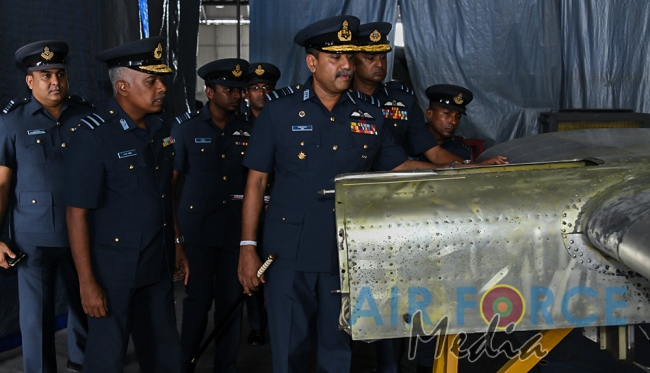 Commander's Inspection of SLAF Base Katunayake - 1st Session