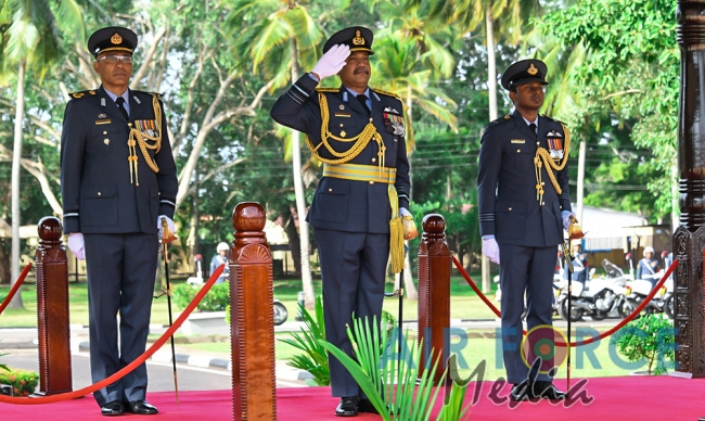 Commander's Inspection of SLAF Base Katunayake - 1st Session