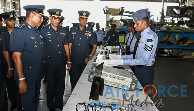 Commander's Inspection of SLAF Base Katunayake - 1st Session