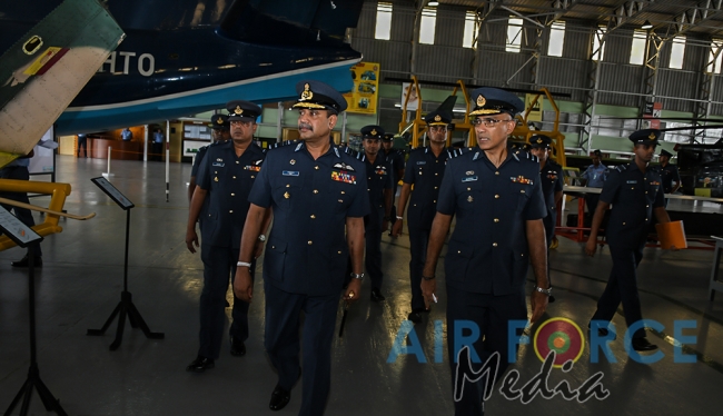 Commander's Inspection of SLAF Base Katunayake - 1st Session