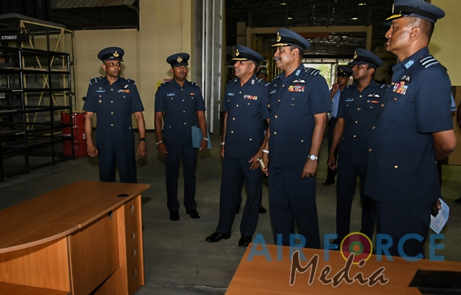 Commander's Inspection of SLAF Base Katunayake - 1st Session