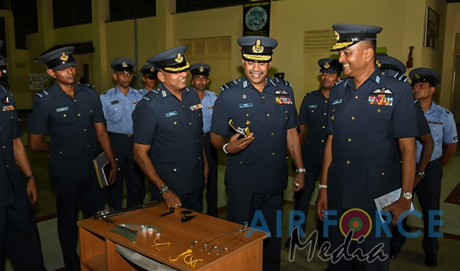 Commander's Inspection of SLAF Base Katunayake - 1st Session