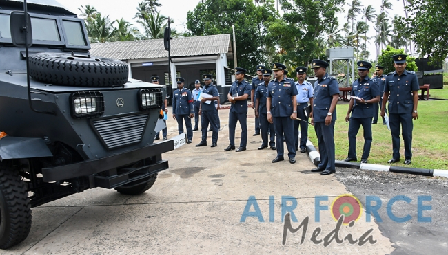 Commander's Inspection of SLAF Base Katunayake - 1st Session