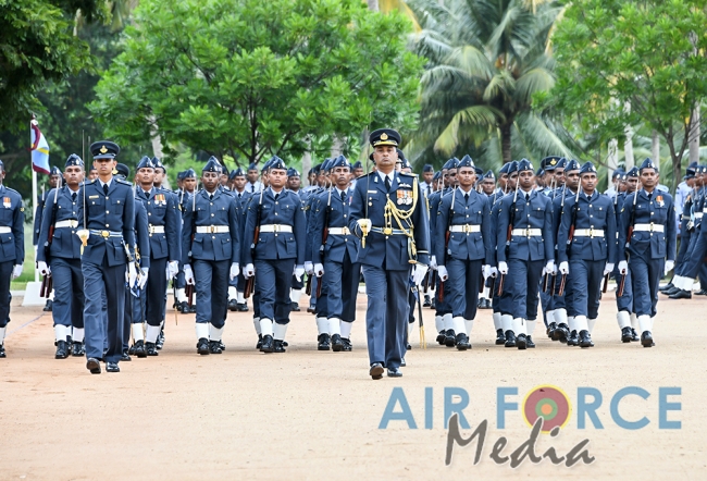 Commander's Inspection of SLAF Base Katunayake - 1st Session