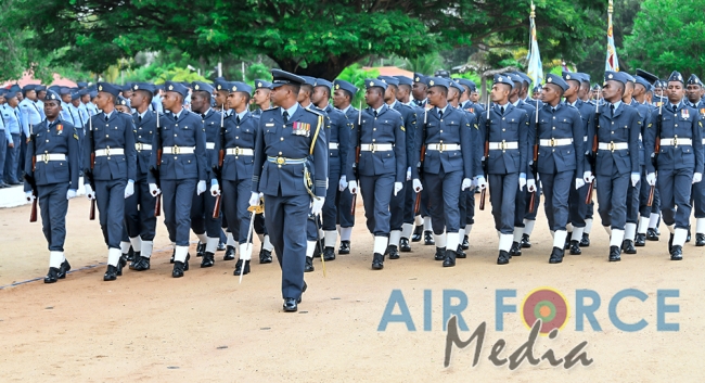 Commander's Inspection of SLAF Base Katunayake - 1st Session