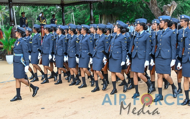 Commander's Inspection of SLAF Base Katunayake - 1st Session