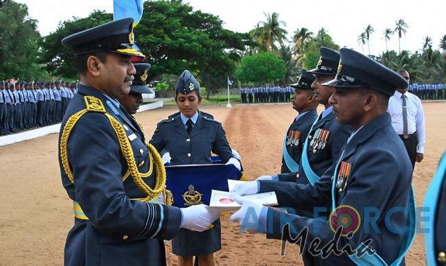 Commander's Inspection of SLAF Base Katunayake - 1st Session