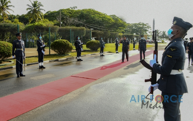 COMMANDER'S INSPECTION OF SRI LANKA AIR FORCE STATION KOGGALA