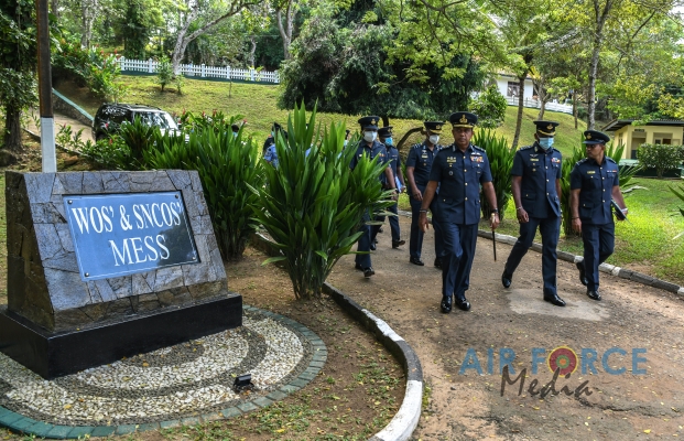 COMMANDER'S INSPECTION OF SRI LANKA AIR FORCE STATION KOGGALA