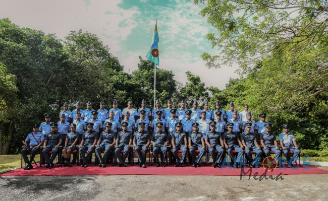 COMMANDER'S INSPECTION OF SRI LANKA AIR FORCE STATION KOGGALA