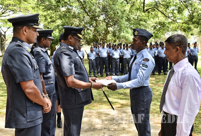 Annual Aoc’s Inspection at SLAF Station Koggala