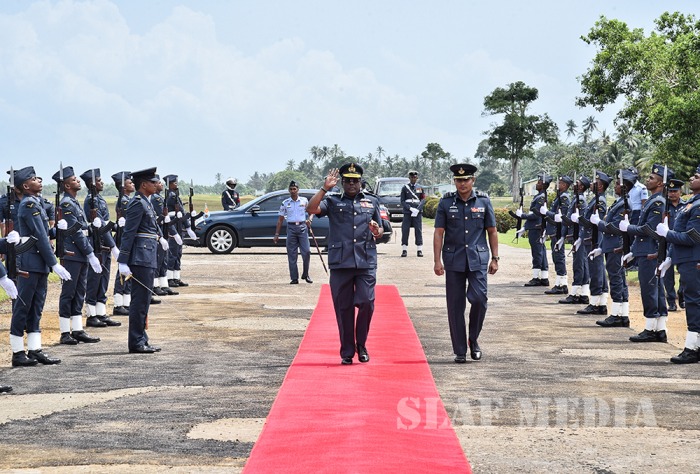Annual Aoc’s Inspection at SLAF Station Koggala