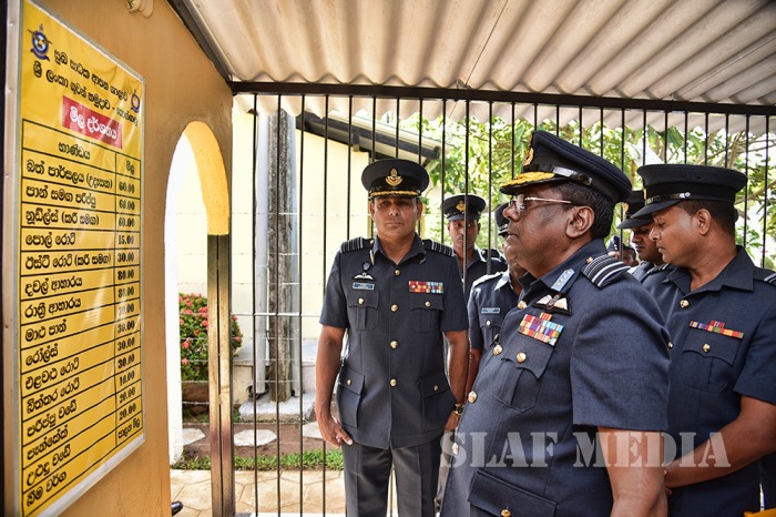 Annual Aoc’s Inspection at SLAF Station Koggala