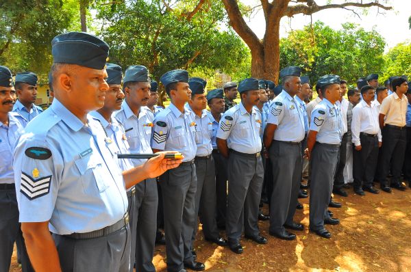 SAnnual Commander's Inspection at Sri Lanka Air Force Station, Palaly