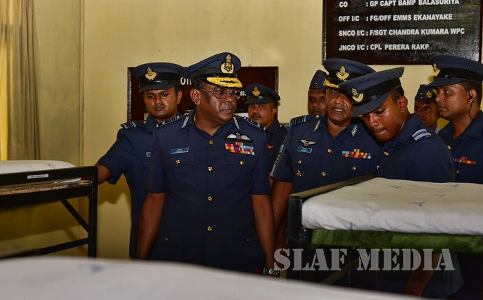 Annual Aoc’s Inspection at SLAF Station Katukurunda