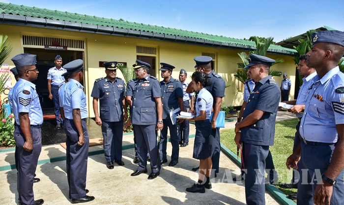 Annual Aoc’s Inspection at SLAF Station Katukurunda