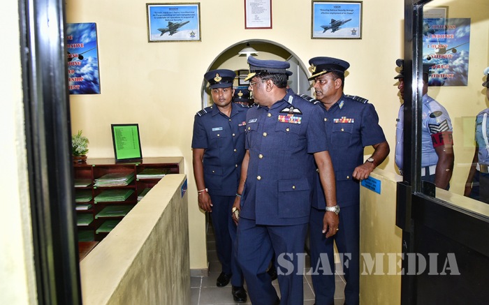 Annual Aoc’s Inspection at SLAF Station Katukurunda