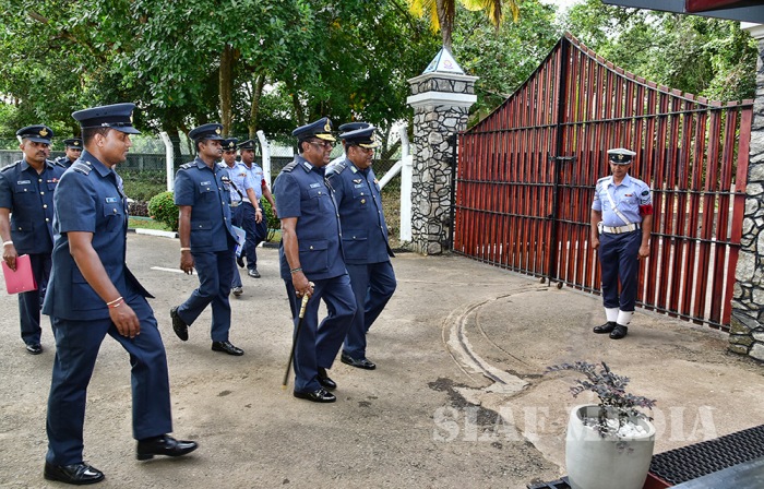 Annual Aoc’s Inspection at SLAF Station Katukurunda