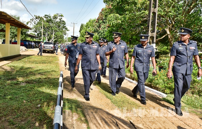Annual Aoc’s Inspection at SLAF Station Katukurunda